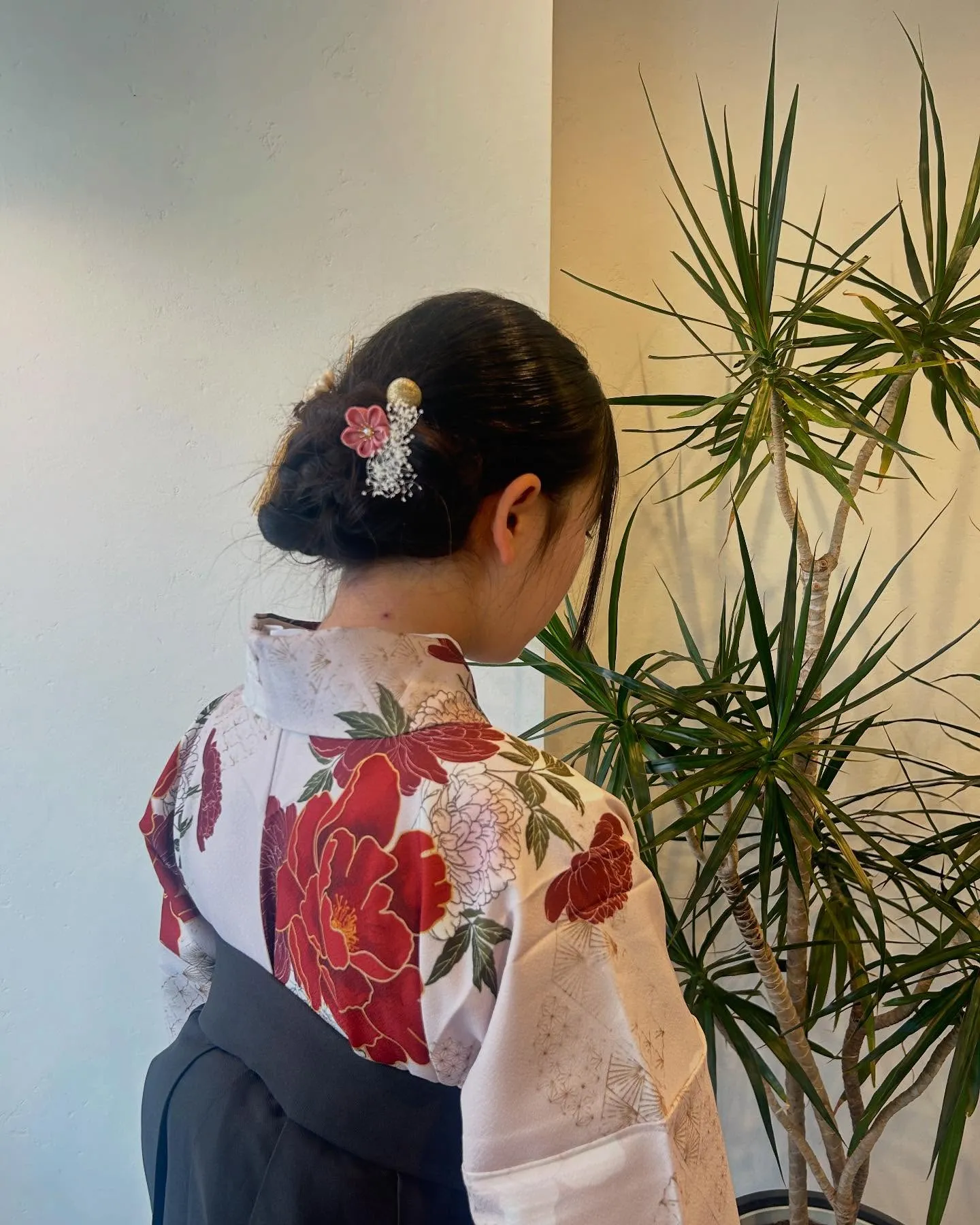 能見台　美容室　✂︎袴　ヘアスタイル